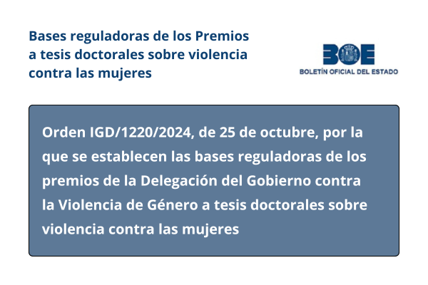 Tesis doctorales sobre violencia contra las mujeres